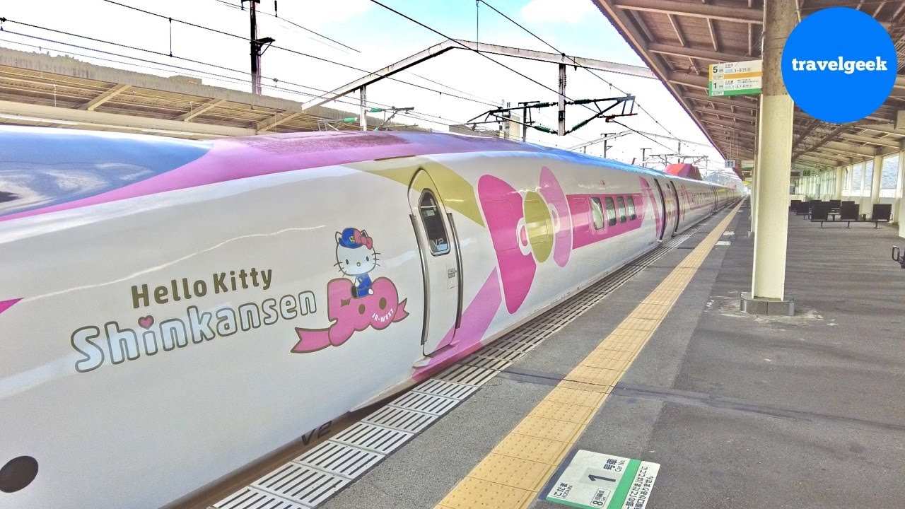 Японский скоростной поезд Hello Kitty Shinkansen Путешествия онлайн